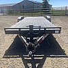 Black 2026 Rainbow Trailers 20' HD Equipment Trailer - Slide Out Ramps