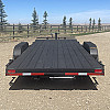 Black 2026 Rainbow Trailers 20' HD Equipment Trailer - Slide Out Ramps