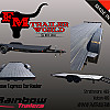 Black 2026 Rainbow Trailers 20' Car & Equipment Trailer - GVWR: 7000lbs