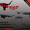 Black 2026 Rainbow Trailers 18' Deck Above