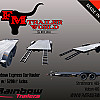 Black 2026 Rainbow Trailers 20' HD Car & Equipment Trailer - GVWR: 9900lbs