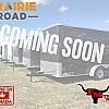 White 2026 Prairie Road 7'x16' Cargo Trailer Tandem V Nose White Ramp Door