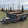 Charcoal 2027 Double A 14' Pro Dump Trailer