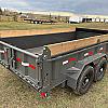 Charcoal 2027 Double A 14' Pro Dump Trailer