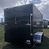 Black 2026 Prairie Road 7'x14' Sport Cargo Trailer Tandem Black Ramp