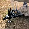 Charcoal 2026 Prairie Road 7'x16' Cargo Trailer Tandem V Nose Charcoal Ramp Door