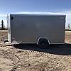 Charcoal 2026 Prairie Road 6'x12' Cargo Trailer Single Axle Ramp - V Nose  -