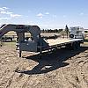 Charcoal 2027 Double A 30' Pro Gooseneck Flatdeck Trailer