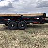 Black 2027 Double A 14' Pro Dump Trailer