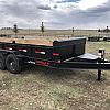 Black 2027 Double A 14' Pro Dump Trailer