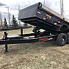 Black 2027 Double A 14' Pro Dump Trailer
