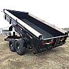 Black 2027 Double A 14' Pro Dump Trailer