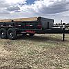 Black 2027 Double A 14' Pro Dump Trailer