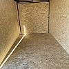 White 2026 Prairie Road 7'x14' Cargo Trailer Tandem White Ramp Door - V Nose  -