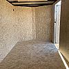 White 2026 Prairie Road 7'x14' Cargo Trailer Tandem White Ramp Door - V Nose  -