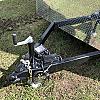 Charcoal 2026 Prairie Road 7'x14'Cargo Trailer Tandem Charcoal Ramp Door