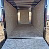 Charcoal 2026 Prairie Road 7'x14'Cargo Trailer Tandem Charcoal Ramp Door