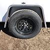 White 2026 Prairie Road 5'x10' Cargo Trailer Single Axle White Barn Door