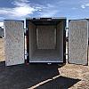 White 2026 Prairie Road 5'x10' Cargo Trailer Single Axle White Barn Door