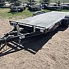 Black 2026 Rainbow Trailers 20' Excursion Tilt Deck Trailer
