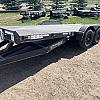 Black 2026 Rainbow Trailers 20' Excursion Tilt Deck Trailer