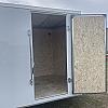 White 2026 Prairie Road 7'x16' Cargo Trailer Tandem V Nose White Ramp Door