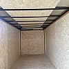 White 2026 Prairie Road 7'x16' Cargo Trailer Tandem V Nose White Ramp Door