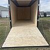 White 2026 Prairie Road 7'x16' Cargo Trailer Tandem V Nose White Ramp Door