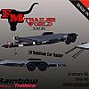 Black 2027 Rainbow Trailers 18' Car & Equipment Trailer