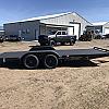 Black 2027 Rainbow Trailers 18' Car & Equipment Trailer
