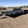 Black 2027 Rainbow Trailers 18' Car & Equipment Trailer