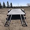 Black 2027 Rainbow Trailers 18' Car & Equipment Trailer
