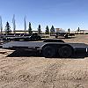 Black 2027 Rainbow Trailers 18' Car & Equipment Trailer