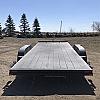 Black 2027 Rainbow Trailers 18' Car & Equipment Trailer