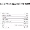 Black 2027 Rainbow Trailers 18' Car & Equipment Trailer
