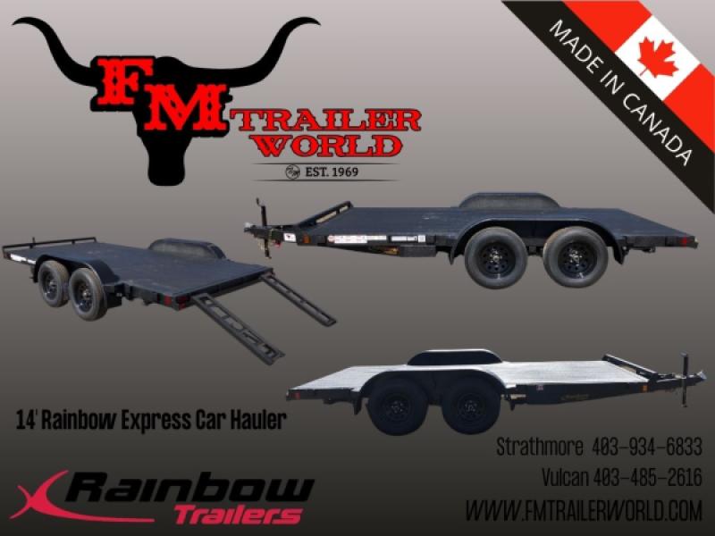 Black 2027 Rainbow Trailers 14' Rainbow Express Car & Equipment