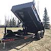 Metallic Charcoal 2027 Double A 14' Excel Dump Trailer