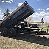 Metallic Charcoal 2027 Double A 14' Excel Dump Trailer