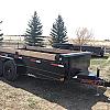 Metallic Charcoal 2027 Double A 14' Excel Dump Trailer
