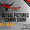 Black 2022 Prairie Road 7'x14' Cargo Trailer Tandem Black Barn Doors