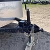 Black 2022 Prairie Road USED 7'x14' Cargo Trailer Tandem Black Barn Doors