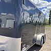 Black 2022 Prairie Road USED 7'x14' Cargo Trailer Tandem Black Barn Doors