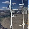 Black 2022 Prairie Road USED 7'x14' Cargo Trailer Tandem Black Barn Doors