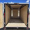 Black 2022 Prairie Road USED 7'x14' Cargo Trailer Tandem Black Barn Doors