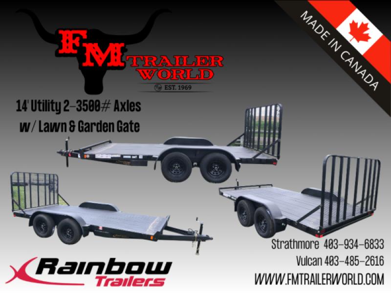 Black 2027 Rainbow Trailers 14' Rainbow Express Car & Equipment
