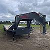 Charcoal 2027 Double A 30' Pro Gooseneck Flatdeck Trailer