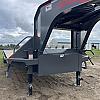 Charcoal 2027 Double A 30' Pro Gooseneck Flatdeck Trailer