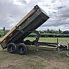 Ranger Green 2027 Double A 14' Excel Dump Trailer