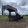 Charcoal 2027 Double A 30' Pro Gooseneck Flatdeck Trailer