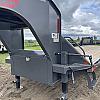 Charcoal 2027 Double A 30' Pro Gooseneck Flatdeck Trailer